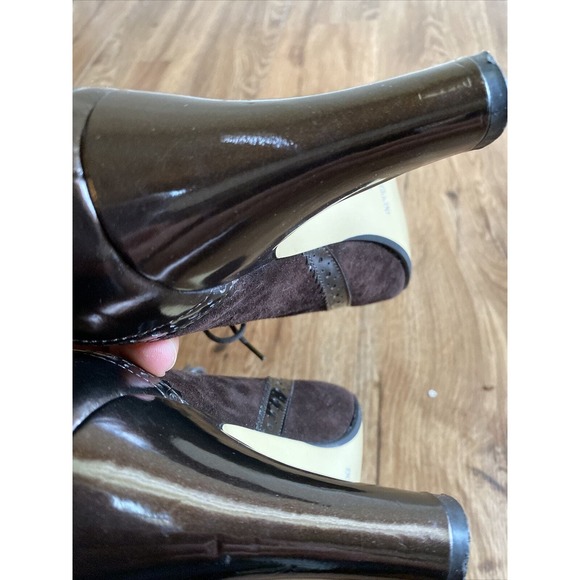 Enzo Angiolini Aeemelle Brown Suede Pumps - Picture 10 of 10